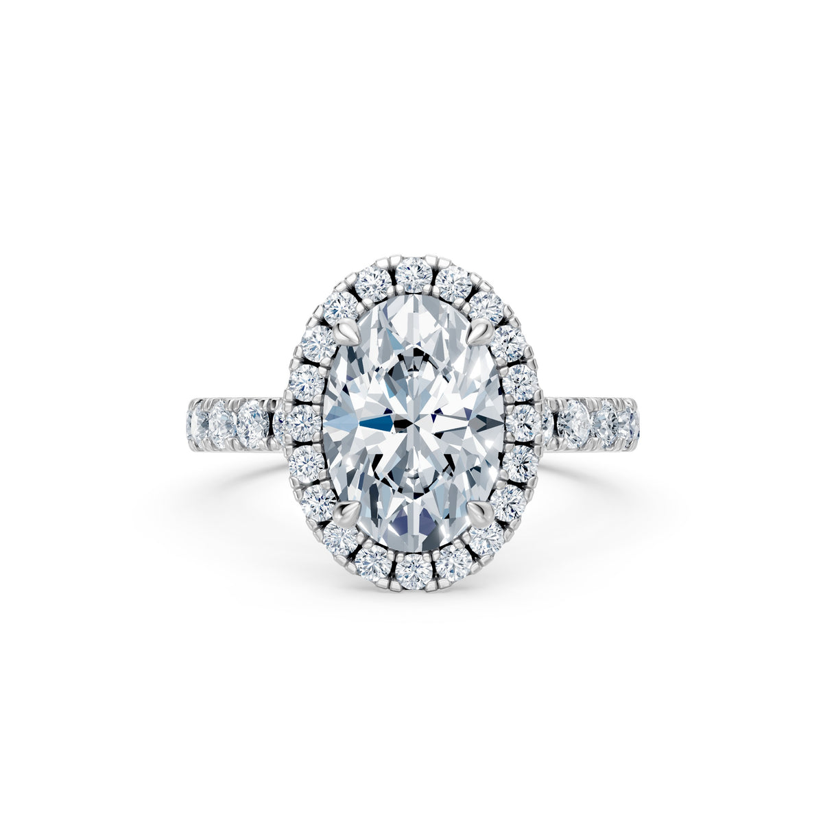 Osirus Rings Luna Halo Ring (Oval) – Natural | Osiris Diamonds – Osiris Diamonds