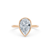 Bezel Solitaire Ring (Pear)