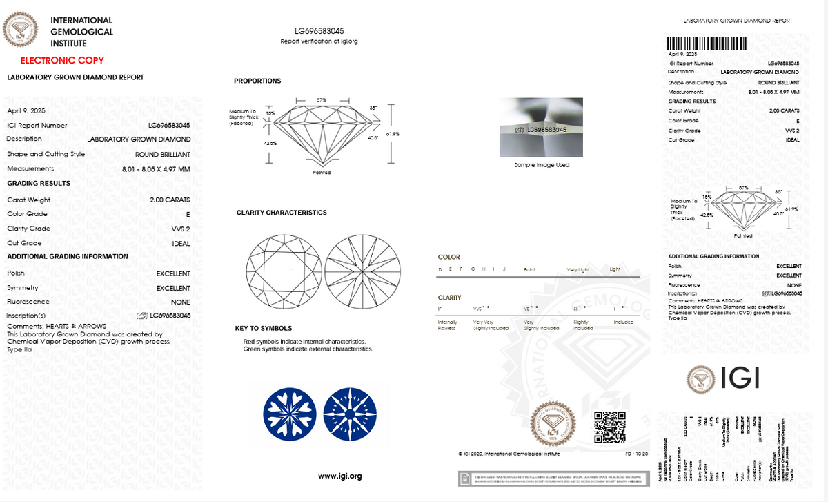Diamond Certificate