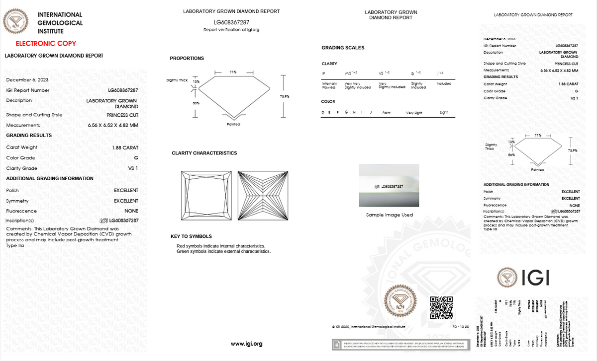 Diamond Certificate